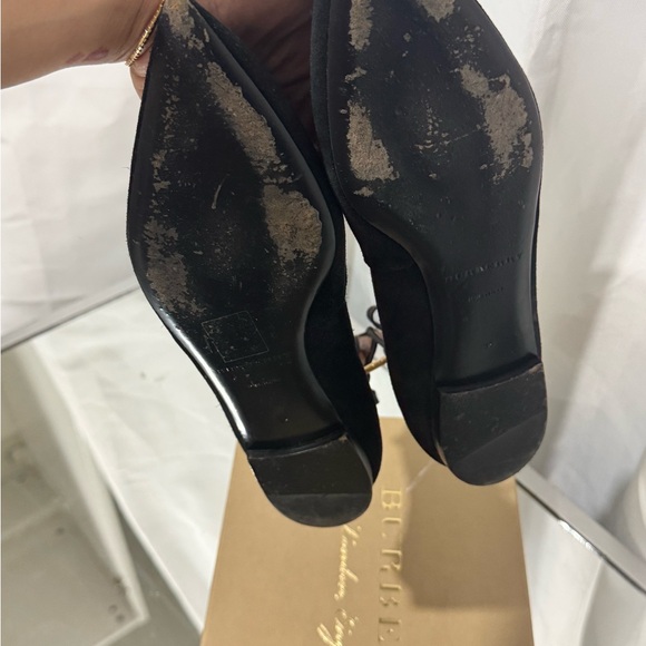 Burberry Black Lace-Up Flats - Picture 3 of 5